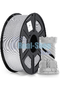 Пластик для принтера 3D Cactus CS-3D-ABS-1KG-SILVER ABS d1.75мм 1кг L386м 1цв.