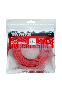 Леска для триммера MTX витой квадрат 3,0 мм х 15 м