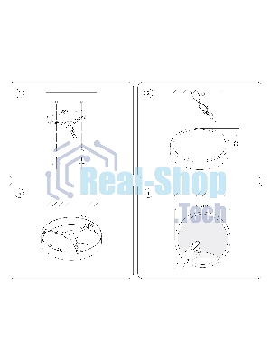 Настенно-потолочный светодиодный светильник Ambrella light FW11112 BK черный 25W LED 3000-6400K D400*38