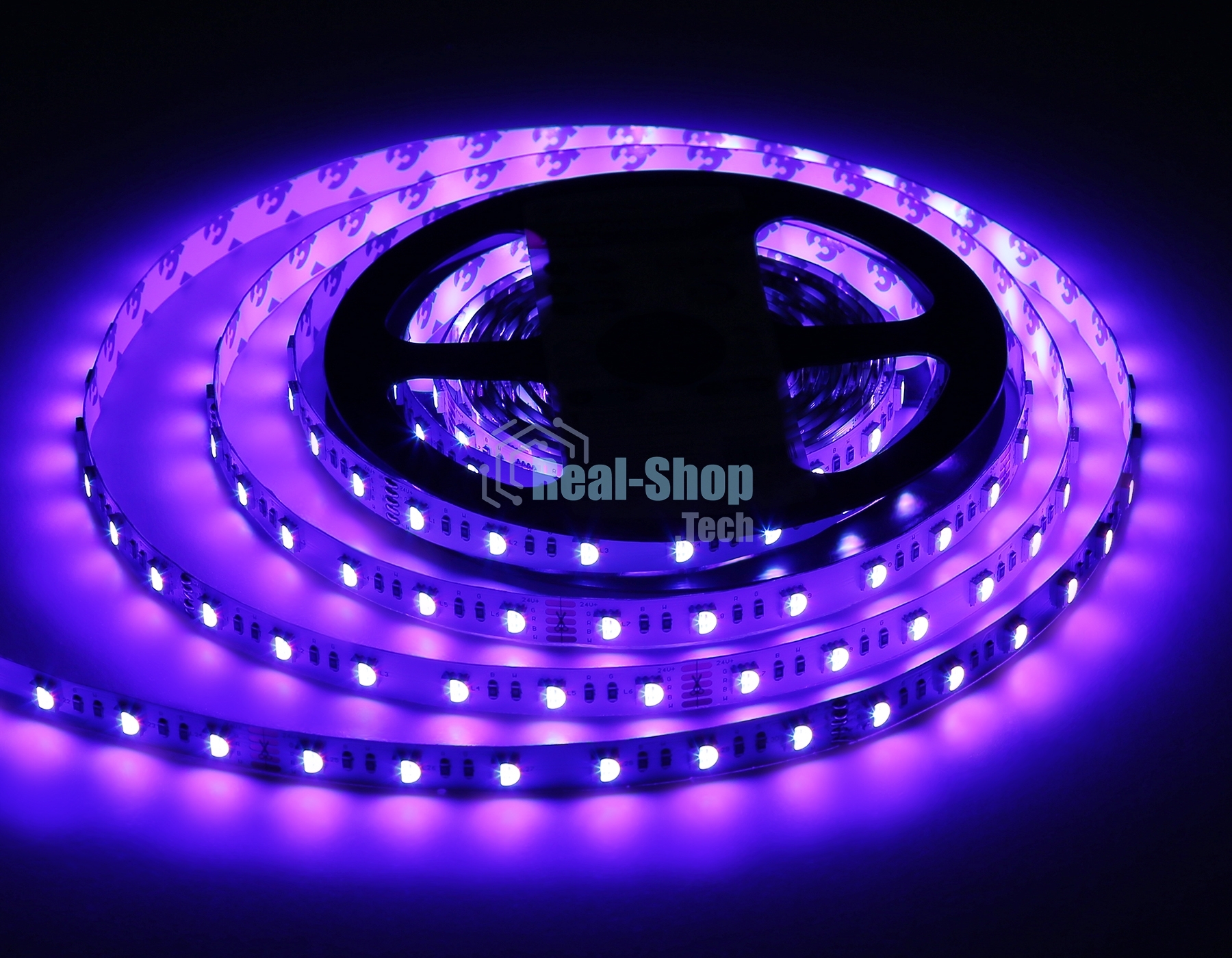 Светодиодная лента Ambrella light GS4403 5050 60Led/ 10W m/ 24V IP20 RGBW+6500K/ 5000*10*1.87mm (5 конт.)
