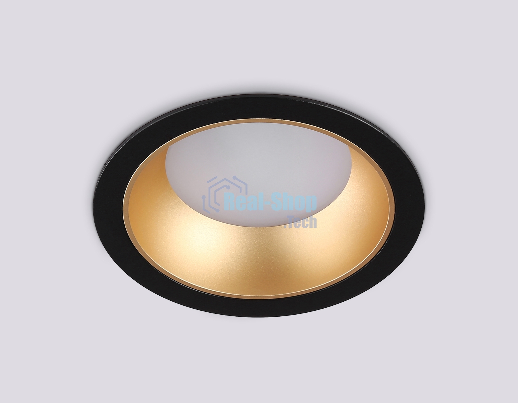 Светильник Ambrella light TN52334 SBK/SGD черный песок/золото песок GX53 max 12W D115*25