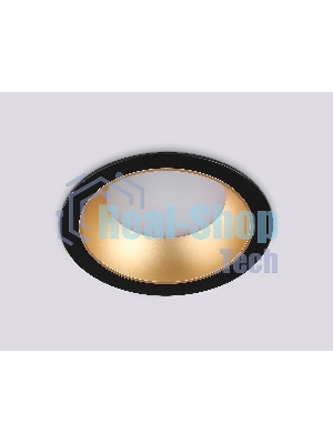 Светильник Ambrella light TN52334 SBK/SGD черный песок/золото песок GX53 max 12W D115*25