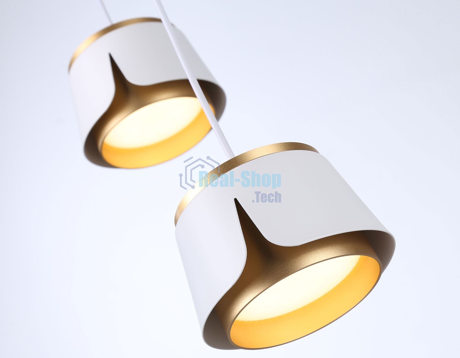 Светильник Ambrella light TN71249/3 WH/GD белый/золото GX53/3 D250*1090