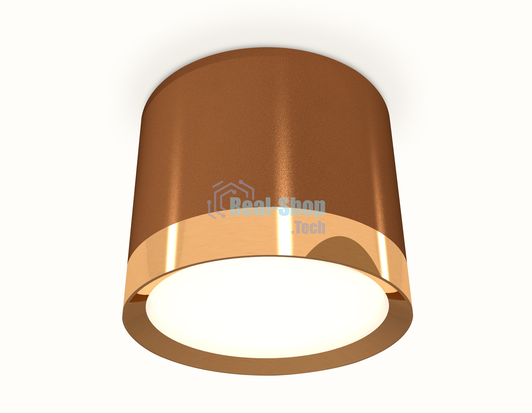 Светильник Ambrella Light XS8117001 SCF/PYG кофе песок/золото желтое полированное GX53 (C8117, N8124)