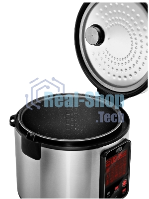 Мультиварка HOLT HT-MC-006 серый металлик, 5 л, 900 Вт, сенсор, 24 программы