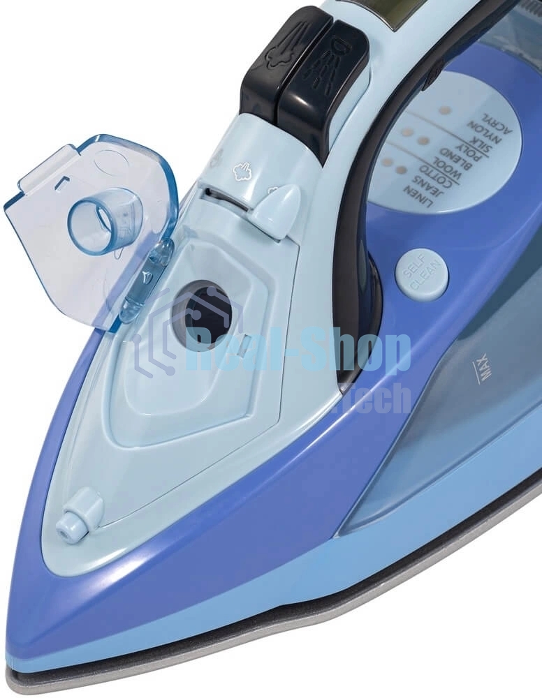 Утюг Panasonic NI-DTC565ATW голубой, 2400 Вт, 30 г/мин, 140 г/мин, 300 мл