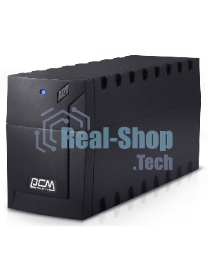 Источник бесперебойного питания Powercom Raptor RPT-1000A EURO 600Вт 1000ВА черный