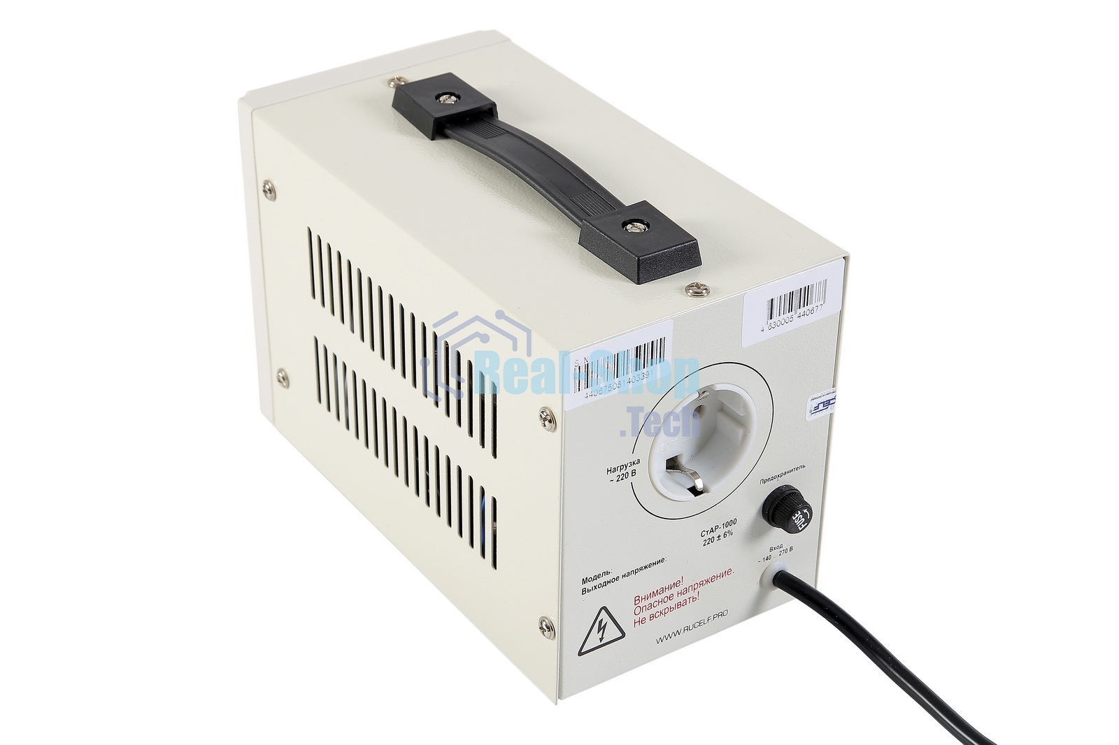 Стабилизатор напряжения Rucelf СтАР-1000 1кВА однофазный белый