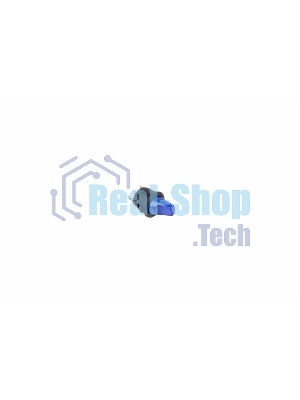 Выключатель клавишный Rexant круглый 12V 16А (3с) ON-OFF синий с подсветкой