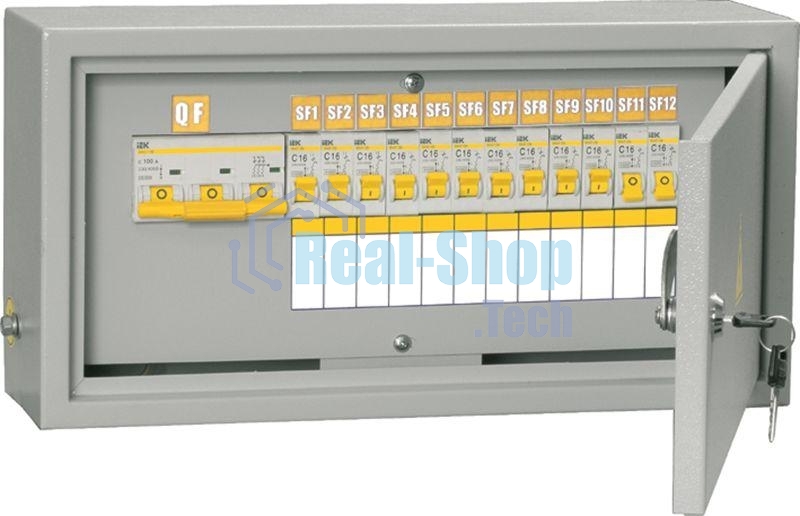 Щит ОЩВ-3-63-12-0 (ВВ63А 12х16А) IP31 ИЭК MSM10-3N-12-31