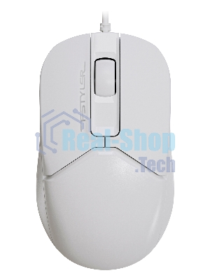 Мышь проводная A4Tech Fstyler FM12 белый, 1200 dpi, USB, кнопки - 3