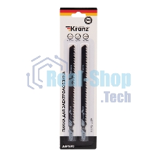 Пилка для электролобзика по дереву Kranz T344D 152 мм 6 зубьев на дюйм 8-100 мм (2 шт./уп.)