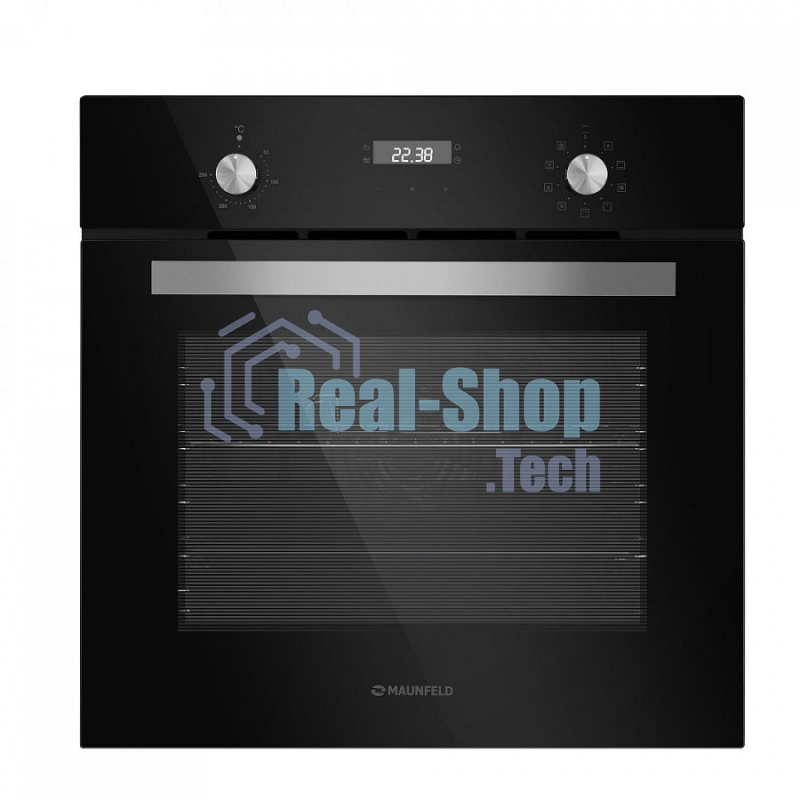 Духовой шкаф электрический Maunfeld EOEM.589B черный/серебристый, встраиваемый