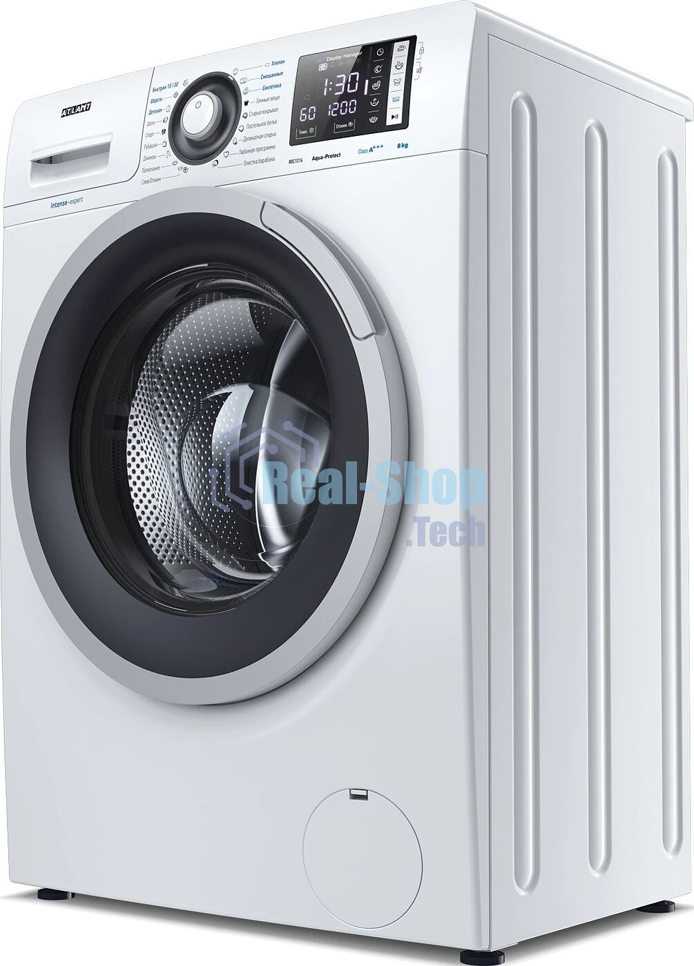 Стиральная машина Atlant СМА 80С1214-01 белый, загрузка фронтальная 8 кг, 1200 об/мин., класс: А+++