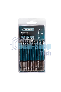 Набор бит Gross PZ2 х90, сталь S2, 10 шт.