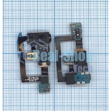Шлейф для Samsung Galaxy S GT-i9000 с аудио разъемом и динамиком