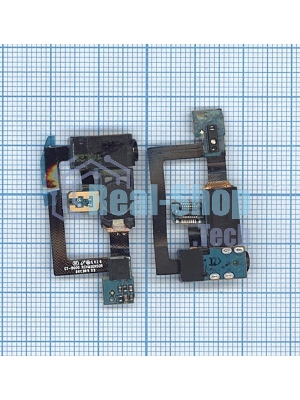 Шлейф для Samsung Galaxy S GT-i9000 с аудио разъемом и динамиком