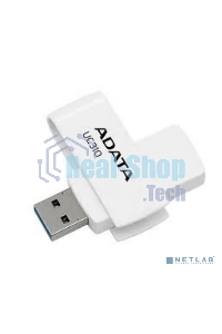 Флешка USB ADATA UC310 (UC310-128G-RWH), 128Gb, USB 3.2 Gen1, R/W 100/30, белый
