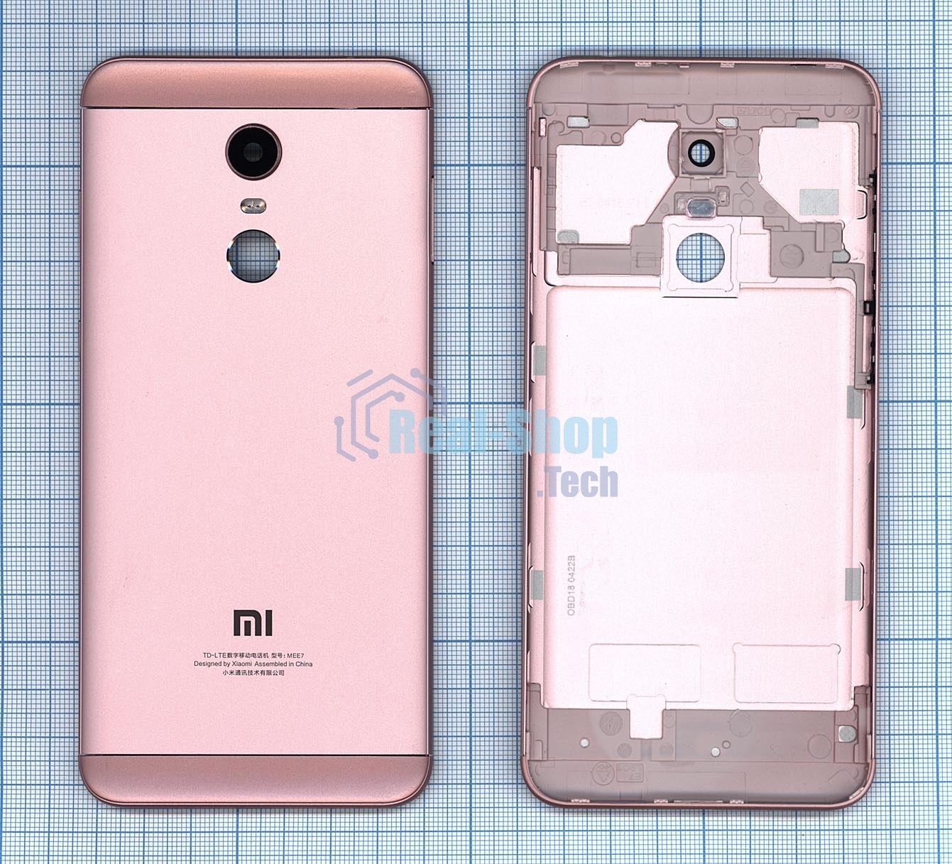 Задняя крышка для Xiaomi Redmi 5 Plus розовый