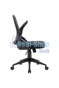 Кресло офисное Defender Office черный, сетка, регулир. подлокот