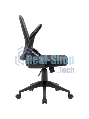 Кресло Defender Office черный, сетка, 120 кг, регулируемые подлокотники