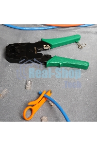 Кримпер Rexant HT-200 для обжима 8P8C, 6P6C, 4P4C, заделка витой пары