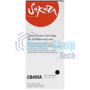 Картридж лазерный Sakura CB400A для HPColor LaserJet CP4005/CP4005n/CP4005dn, черный, 7500 к.