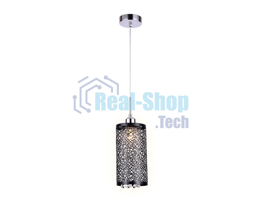 Светильник Ambrella light TR3637 CH/BK хром/черный E14 max 40W D130*1100