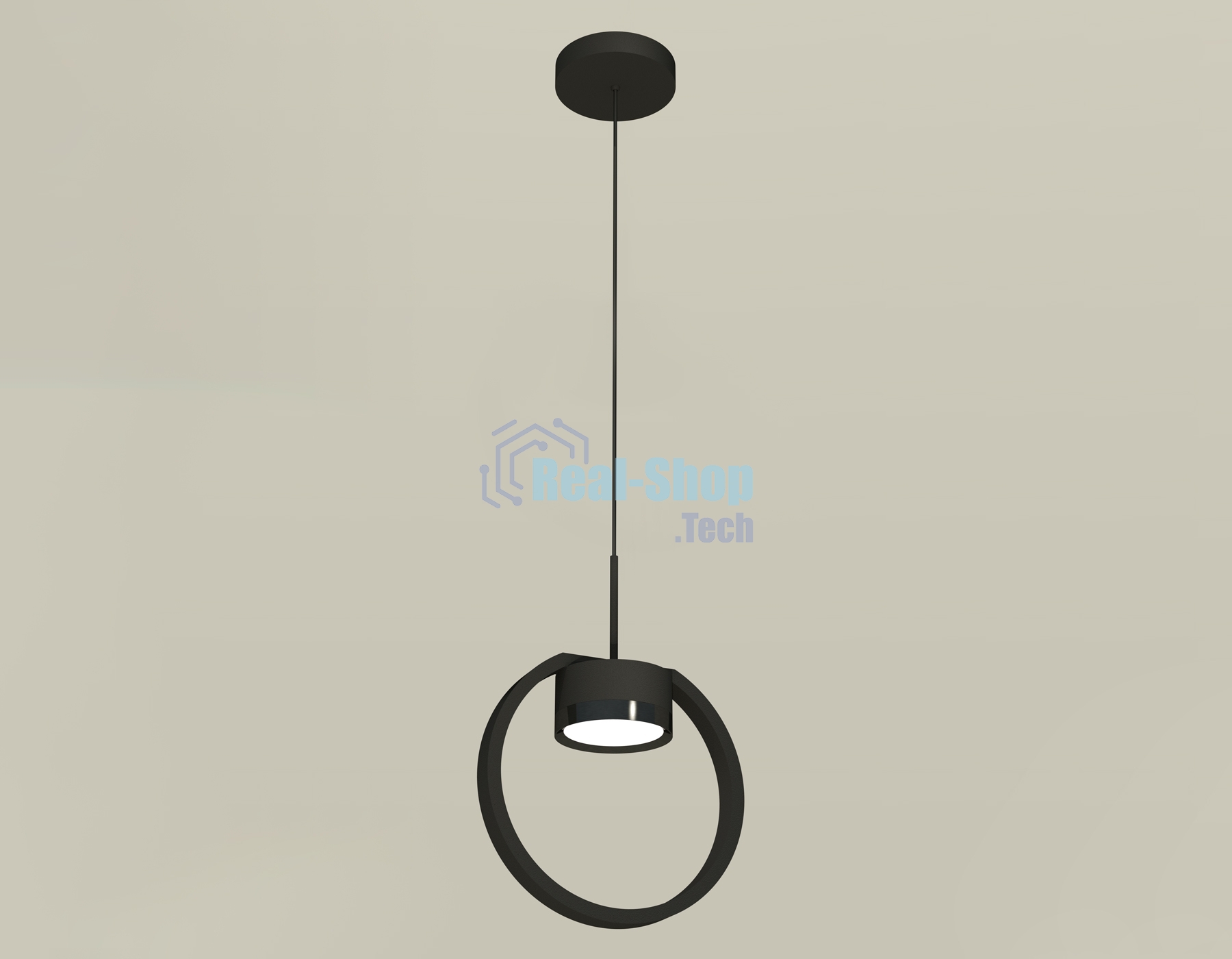Светильник Ambrella light XB9102100 SBK/PBK черный песок/черный полированный GX53 (C9102, N8113)
