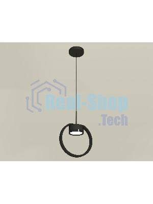 Светильник Ambrella light XB9102100 SBK/PBK черный песок/черный полированный GX53 (C9102, N8113)