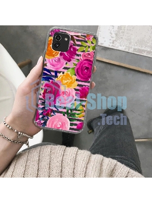 Чехол (клип-кейс) Gresso Air, для Samsung Galaxy A03, прозрачный/рисунок gr17aaae9201