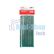 Клеевые стержни Rexant, Ø11 мм, 270 мм, зеленые, 10 шт., хедер