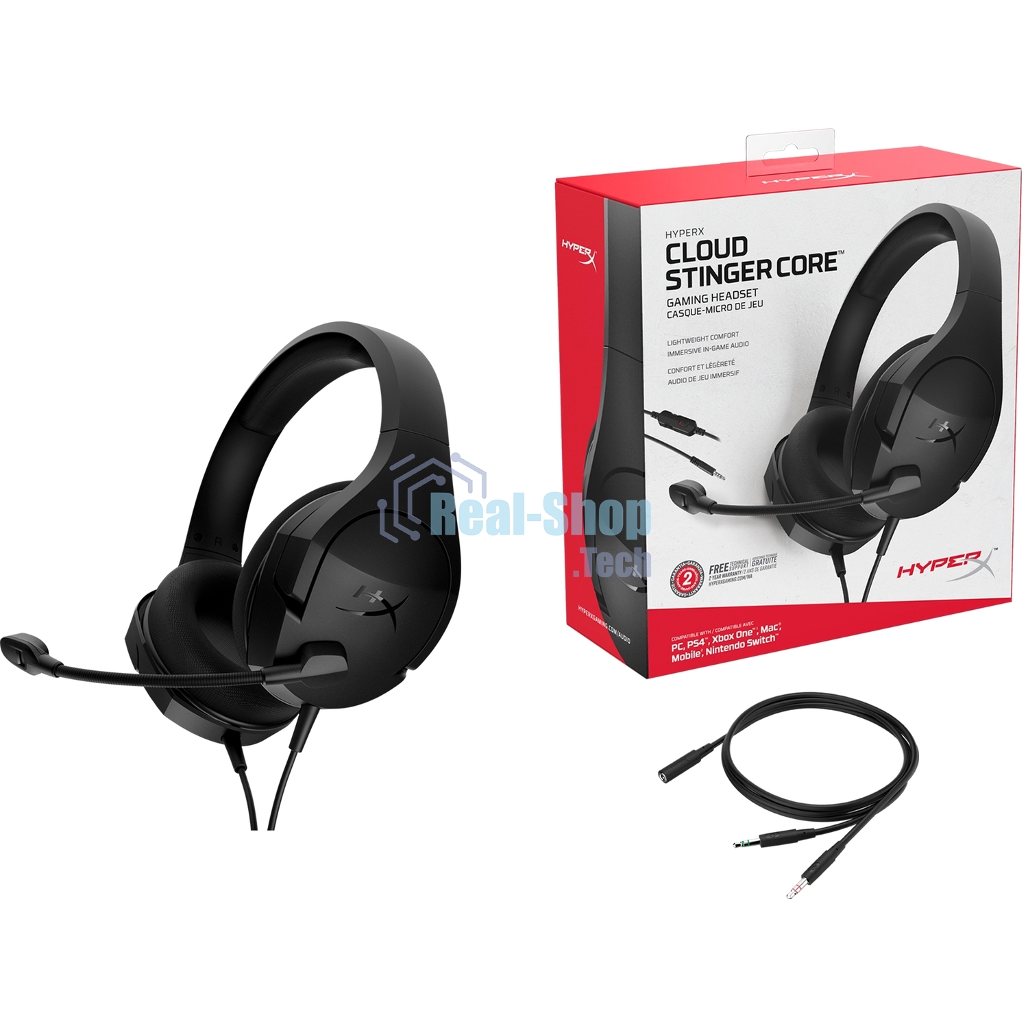 Гарнитура проводная Logitech Headset Logitech H390 USB черный