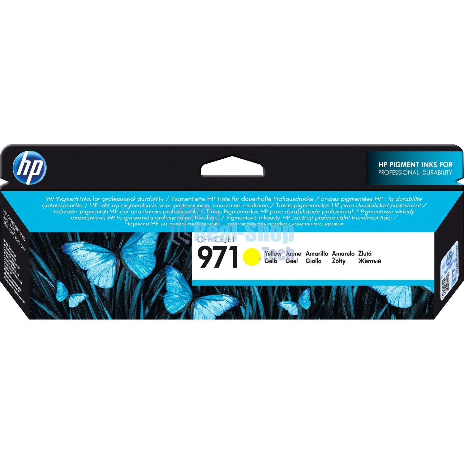 Картридж струйный HP 971 CN624AE желтый для HP OJ Pro X476dw/X576dw/X451dw/X551dw (2500 стр.)