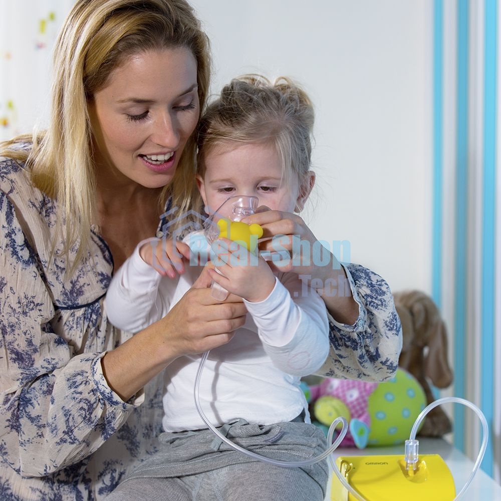 Ингалятор OMRON NE-C24 Kids компрессорный, детский, желтый