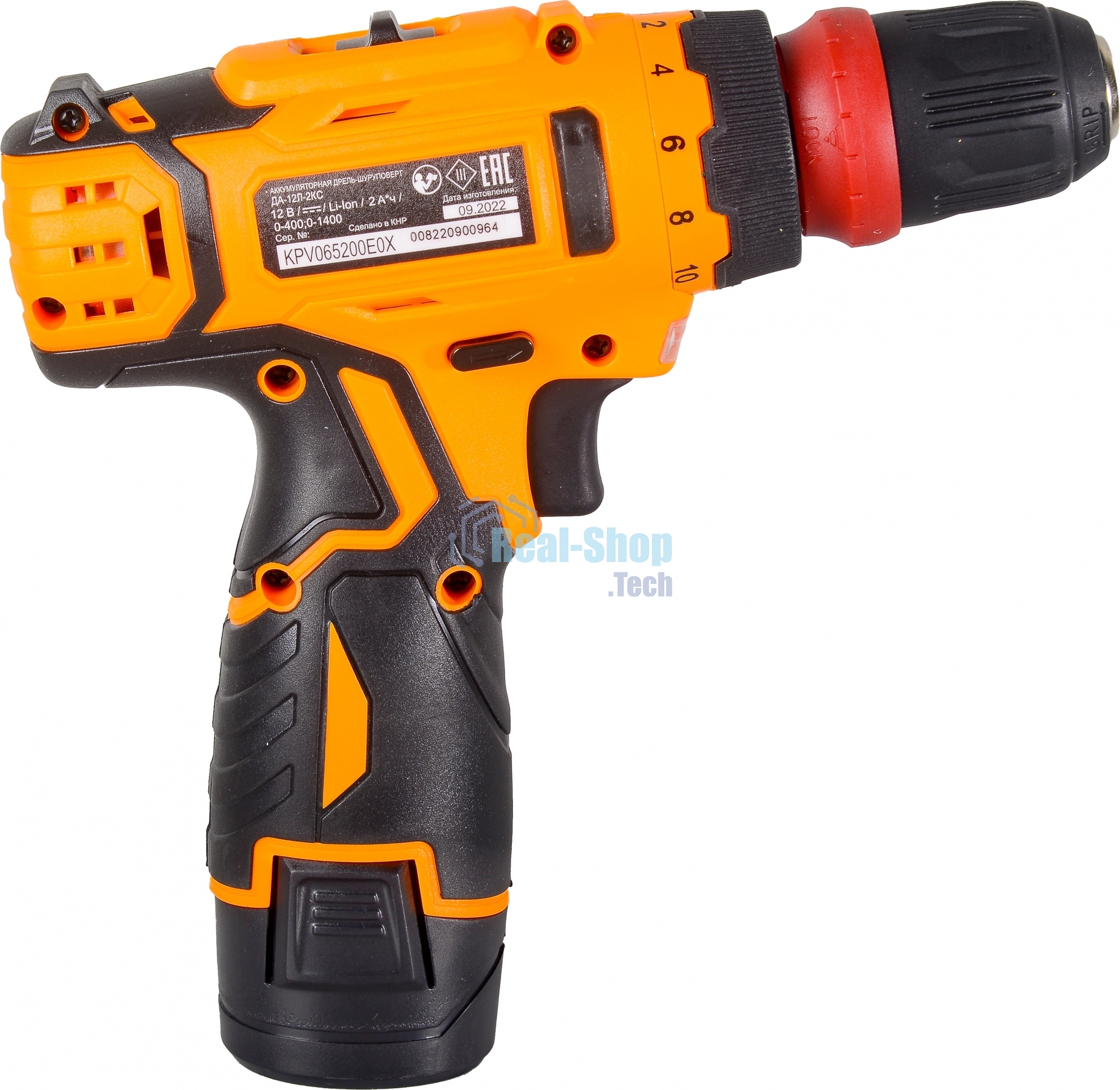Дрель-шуруповерт аккумуляторная Вихрь ДА-12Л-2КC 72/14/33, Аккумуляторная, 12В, 2 АКБ, Кейс