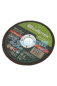 Круг отрезной по металлу Сибртех, 125 х 1,6 х 22,2 мм, 84 A+16 B