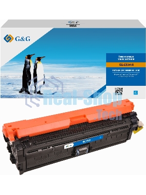Картридж лазерный G&G GG-CE341A голубой (15000стр.) для HP CLJ M775