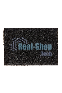 Губка для шлифования Сибртех, 100 х 70 х 25 мм, овал, средняя жесткость, P60