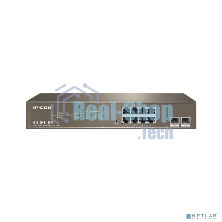 Коммутатор IP-COM G3310P-8-150W PoE с облачным управлением 8GE+2SFP