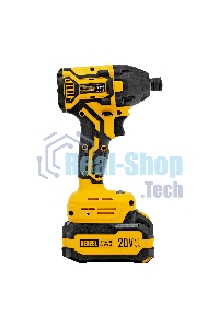 Винтоверт ударный аккумуляторный бесщет. Denzel CIDH-BL-20-270, Li-Ion, 20 В