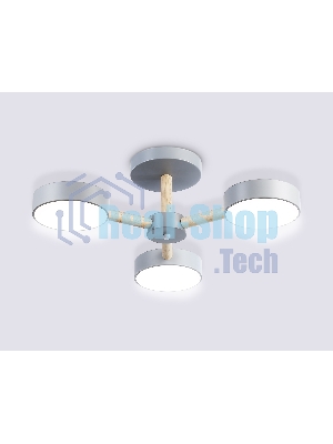Светильник Ambrella light FL4822/3 GR серый 3000K-6400K 40W D580*160 (ПДУ ИК)