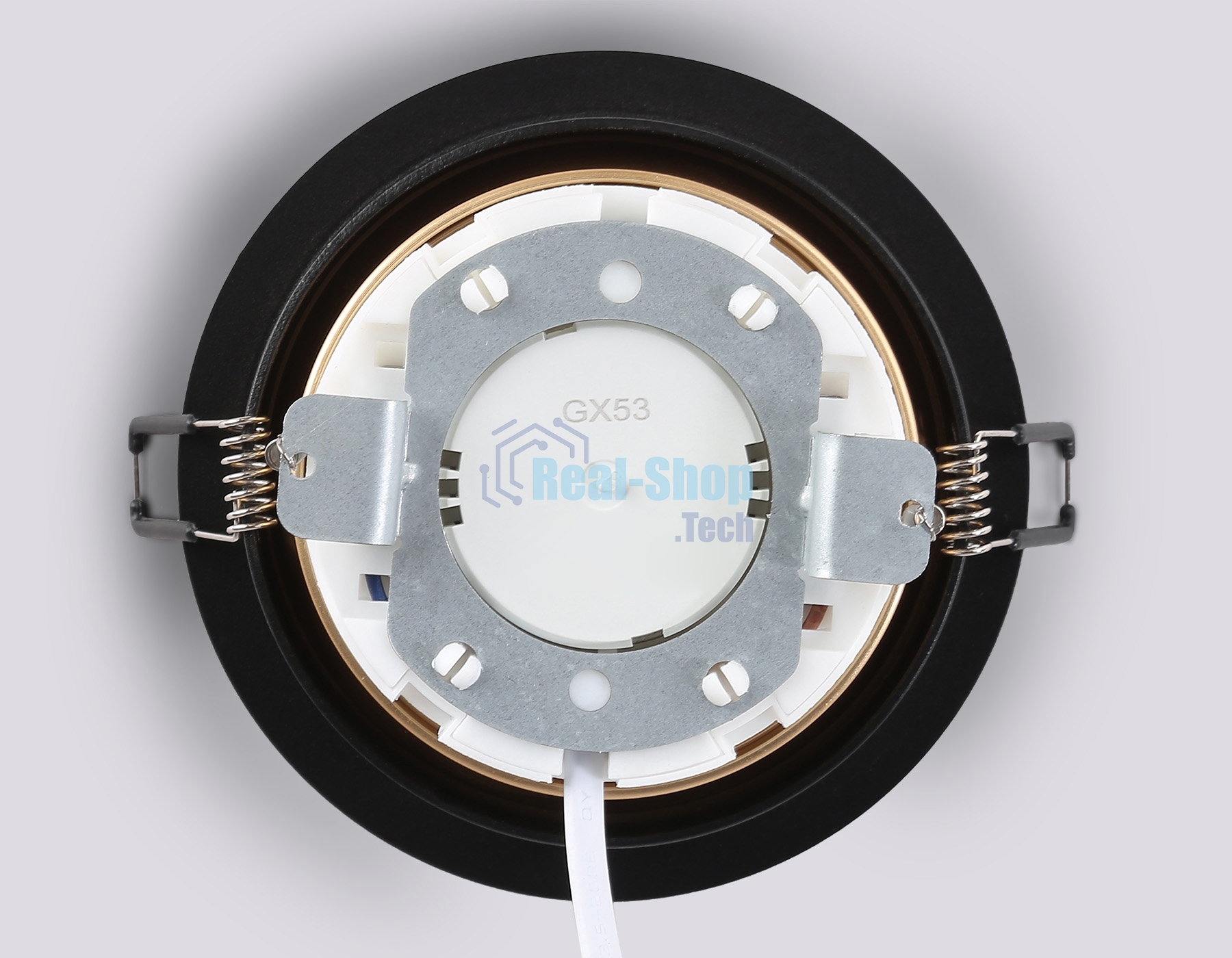 Светильник Ambrella light TN52334 SBK/SGD черный песок/золото песок GX53 max 12W D115*25