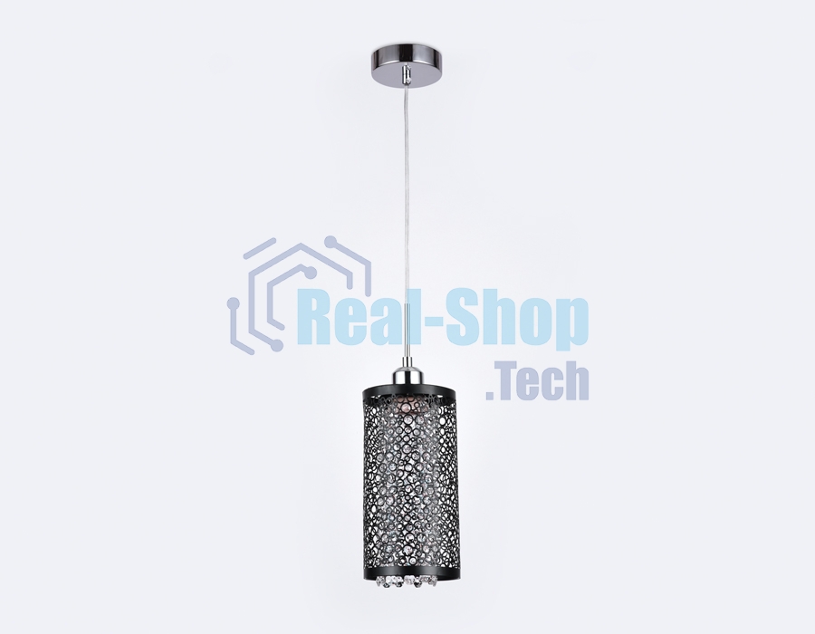 Светильник Ambrella light TR3637 CH/BK хром/черный E14 max 40W D130*1100