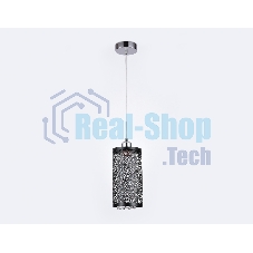 Светильник Ambrella light TR3637 CH/BK хром/черный E14 max 40W D130*1100