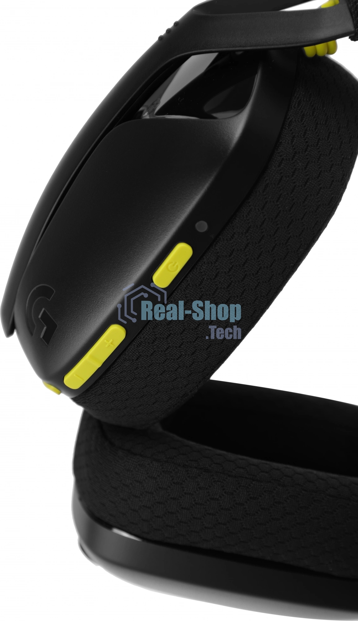Гарнитура Logitech G435 чёрный/жёлтый, беспроводная, Bluetooth/USB, до 18 ч