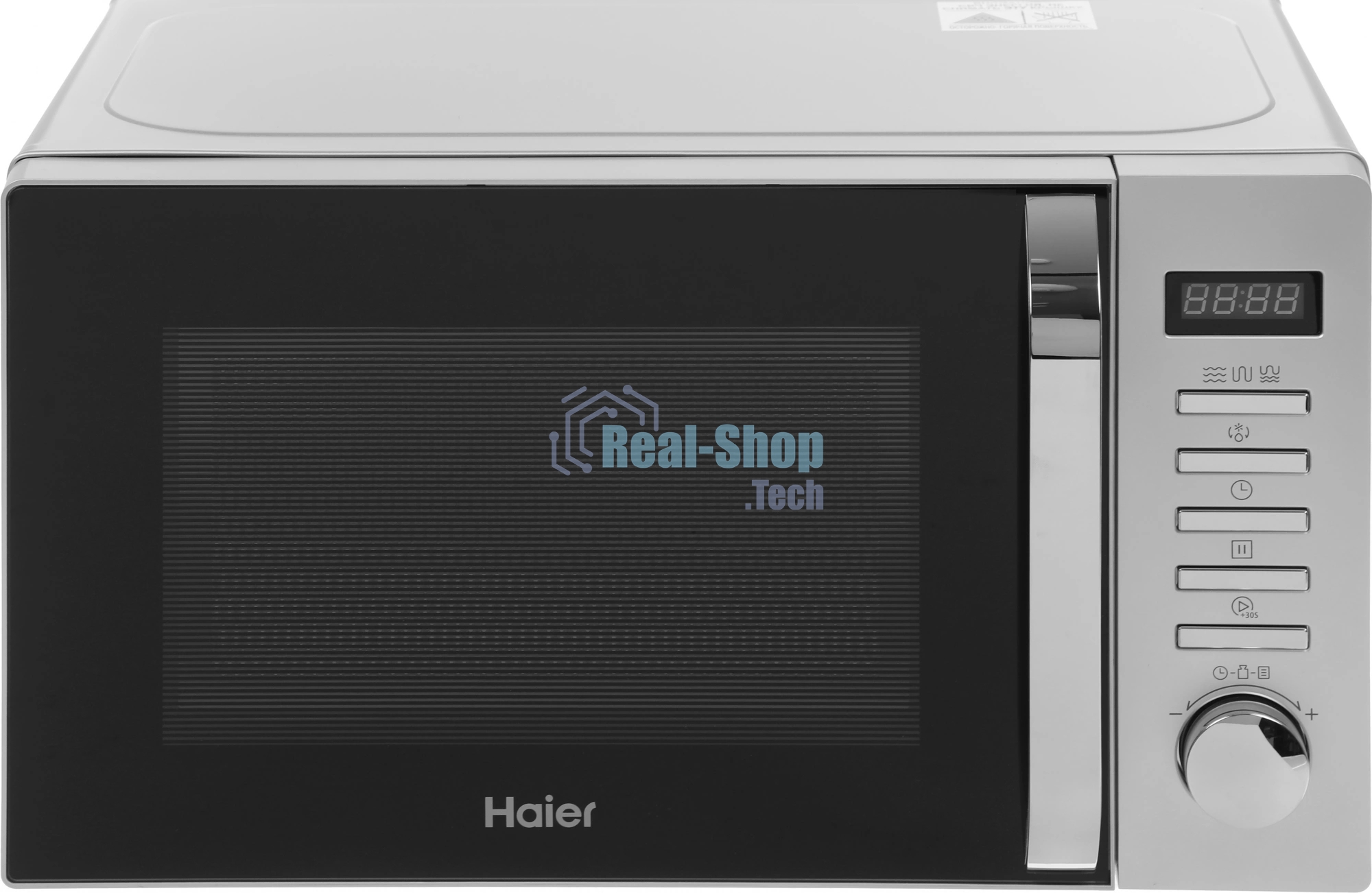Микроволновая печь Haier HMB-DG208SA серебристый, 20 л, 800 Вт, переключатели - кнопки, поворотный механизм