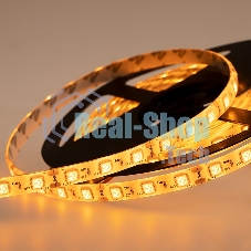 Лента светодиодная силикон, 10 мм, IP65, SMD 5050, 60 LED/m, 12 V, цвет свечения желтый