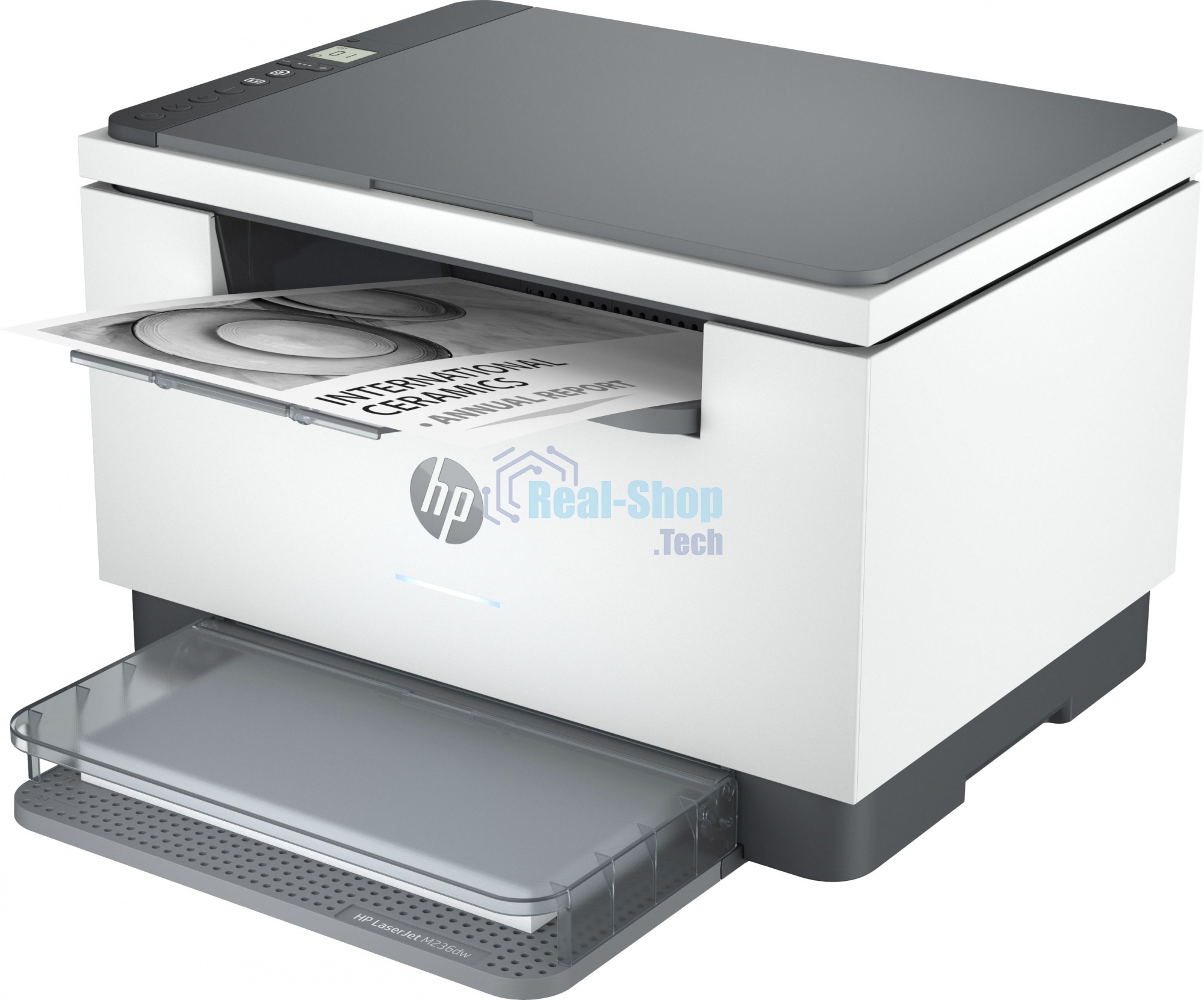 МФУ лазерное HP LaserJet M236dw (9YF95A), A4, ч/б, печ. до 29 стр/мин., 600 x 600 dpi, USB, RJ-45, Wi-Fi, Air Print, Mopria