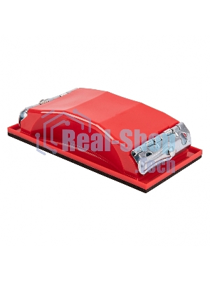 Брусок для шлифования Matrix 160 х 85 мм, пластиковый с зажимами